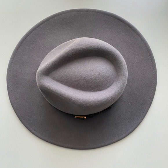 LULU'S NWOT Springsteen Grey Wool Hat - Picture 5 of 10